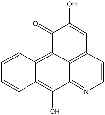 2,7-Dihydroxy-1H-dibenzo[de,g]quinolin-1-one Struktur