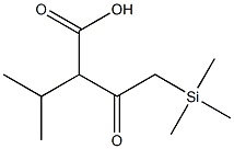 2-Isopropyl-3-keto-trimethylsilylbutyrate Struktur