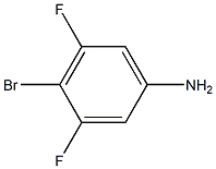 3,5-DIFLUORO-4-BROMOANILINE Struktur