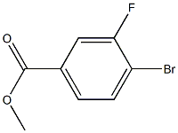 METHYL 3-FLUORO-4-BROMOBENZOATE Struktur