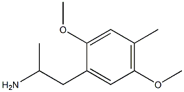 2,5-DIMETHOXY-4-METHYLAMPHETAMIN Struktur