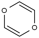 1,4-dioxine Struktur