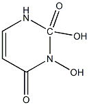 2,3-dihydroxyuracil Struktur