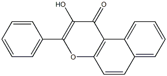 5,6-benzoflavonol Struktur