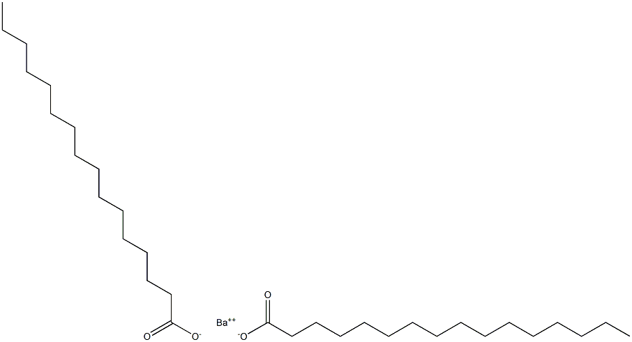 barium palmitate Struktur