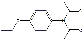 N,N-diacetyl-p-phenentidine Struktur