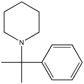 2-phenyl-2-(1-piperidinyl)propane Struktur