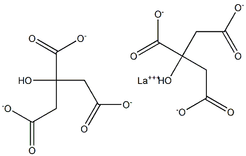 bis(citric acid)lanthanum(III) Struktur