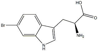 6-bromotryptophan Struktur