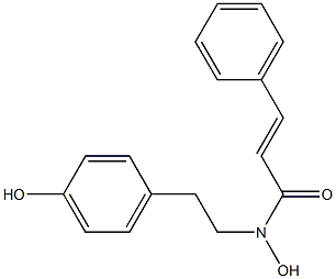 N-hydroxycinnamoyltyramine Struktur