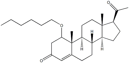 caproxyprogesterone Struktur