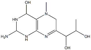 5-methyltetrahydrobiopterin Struktur