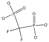 difluoromethylidene bisphosphonate Struktur