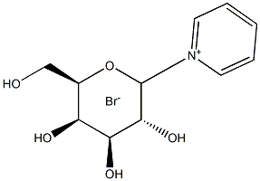 N-(galactopyranosyl)pyridinium bromide Struktur