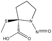 N-nitroso-2-methylthioproline Struktur