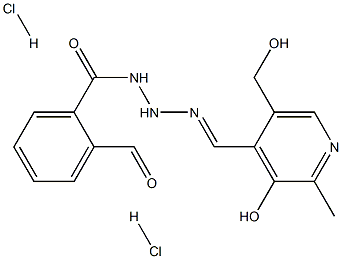 1-pyridoxylidene-2-(1'-phthalazyl)hydrazine dihydrochloride Struktur