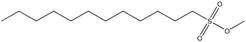 methyl dodecane sulfonate Struktur