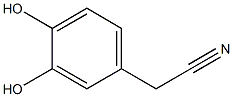 3,4-dihydroxybenzylcyanide Struktur