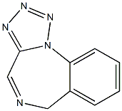 tetrazolo(1,5-a)(1,4)benzodiazepine Struktur