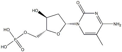 5-methyldeoxycytidine monophosphate Struktur