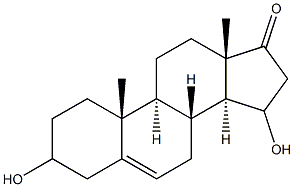 3,15-dihydroxy-5-androsten-17-one Struktur