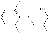 3-(2,6-dimethylphenoxy)-2-methyl-1-propanamine Struktur