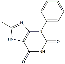 8-METHYL-3-PHENYLZANTHINE Struktur