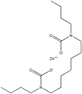 ZINCDIBUTYLCARBAMATE Struktur