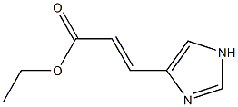 4-IMIDAZOLEACRYLICACIDETHYLESTER Struktur