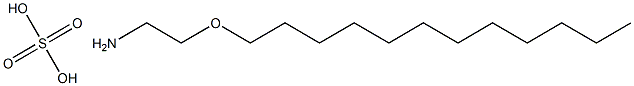 MONOETHANOLAMINELAURYLETHERSULPHATE Struktur