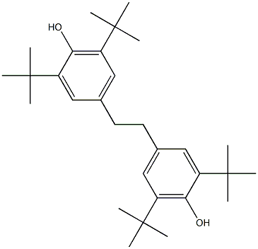 1,2-BIS-(3,5-DI-TERT-BUTYL-4-HYDROXYPHENYL)ETHANE Struktur