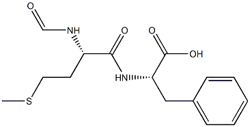 FORMYLMETHIONYL-PHENYLALANINE Struktur