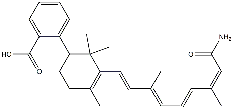 2-(CARBOXYPHENYL)RETINAMIDE Struktur