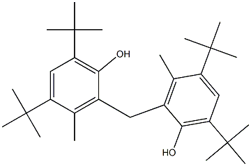 2,2'-METHYLENEBIS(4,6-DI-TERT-BUTYL-3-METHYLPHENOL) Struktur