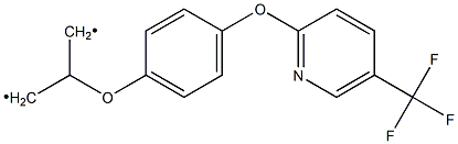 2-(4-(((5-TRIFLUOROMETHYL)-2-PYRIDINYL)OXY)PHENOXY)PROPANO. Struktur