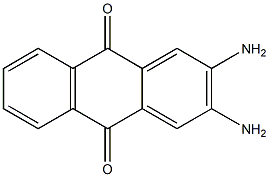 ANTHRAQUINONE,2,3-DIAMINO- Struktur