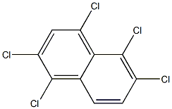 1,2,4,5,6-PENTACHLORONAPHTHALENE Struktur