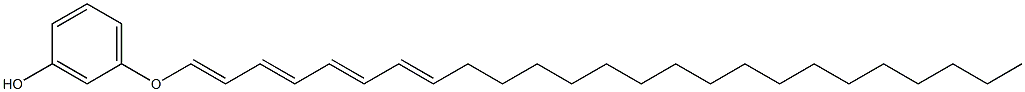 5-PENTACOSATETRAENYLRESORCINOL Struktur