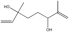 3,7-DIMETHYL-1,7-OCTADIENE-3,6-DIOL Struktur