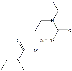 ZINCDIETHYLCARBAMATE Struktur