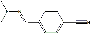 1-(4-CYANOPHENYL)-3,3-DIMETHYLTRIAZENE Struktur