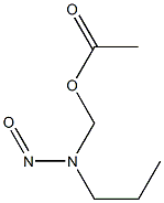 PROPYLACETOXYMETHYLNITROSAMINE Struktur