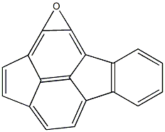 CYCLOPENTA[CD]FLUORANTHENE-3,4-EPOXIDE Struktur