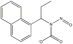 N-NITROSO-1-NAPHTHYL-N-PROPYLCARBAMATE Struktur