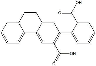 2-PHENYLPHENANTHRENE-3,2'-DICARBOXYLICACID Struktur