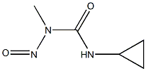 N-METHYL-N'-CYCLOPROPYL-N-NITROSOUREA Struktur