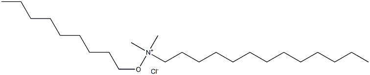 DODECYLDIMETHYLNONYLOXYMETHYLAMMONIUMCHLORIDE Struktur