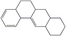 DODECAHYDROBENZANTHRACENE Struktur