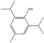 PHENOL,2,6-DIISOPROPYL-4-METHYL- Struktur