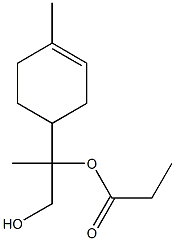 PARA-MENTH-1-ENE-8,9-DIOLPROPIONATE Struktur